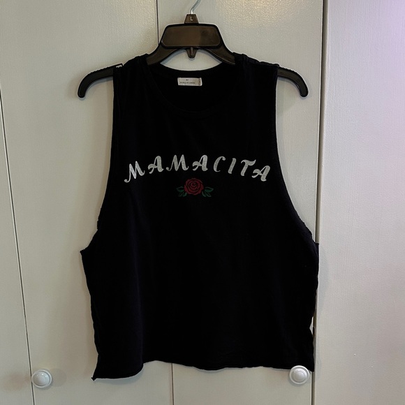 Chic Black 'Mamacita' Sleeveless Tank - Picture 1 of 6